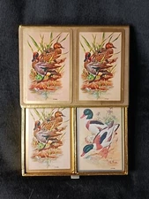 Congress Playing Cards Sealed Decks Set with Original Box Wood Ducks Mallard