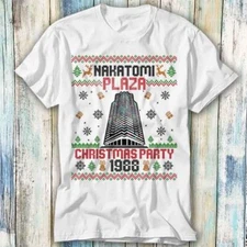 Nakatomi Plaza 1988 Christmas Party 80's Die TV T Shirt Meme Top Tee Unisex 835
