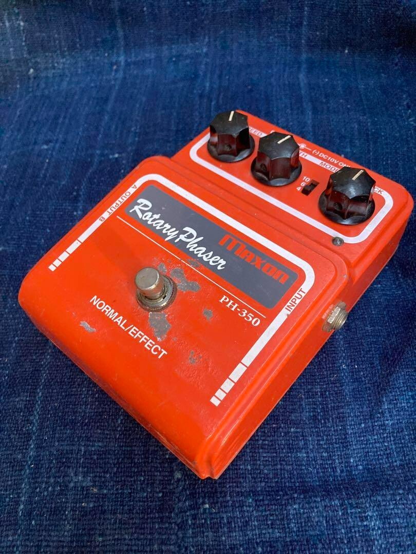 Maxon PH-350 Rotary Phaser Phaser Guitar Effect Pedal Used