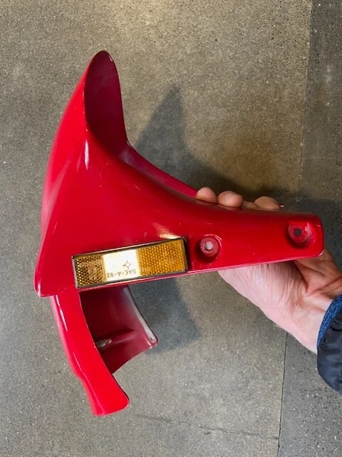 Genuine Used Ducati OEM 56410181A Front Fender Mudguard RED 748 998 996 916 Foto 4 de 4