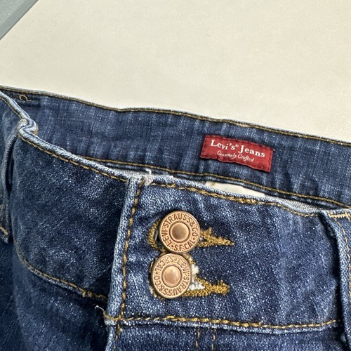 Levi's 526 donna taglia 12 (38x31,95) stivaletto sottile taglio jeans vita media (usura polsini) - Foto 6 di 18