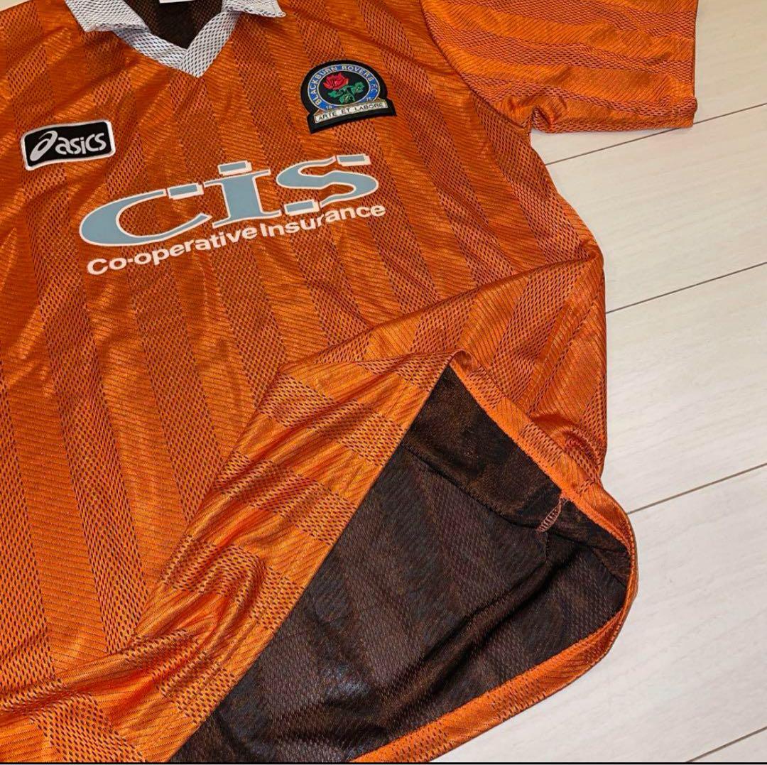 Vintage Blackburn Rovers 1997 Away Size L Asics Soccer