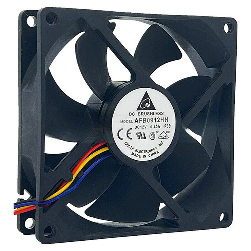For Delta AFB0912HH 4-Pin PWM Function Computer Fan 12V (92x92x25 MM) - Picture 3 of 4