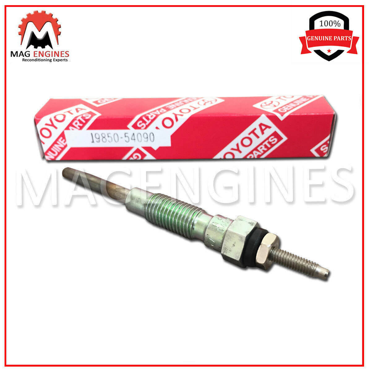 Toyota Genuine OEM Glow Plug Set (19850-54090) – Direct Fit For Diesel Engines-1231706