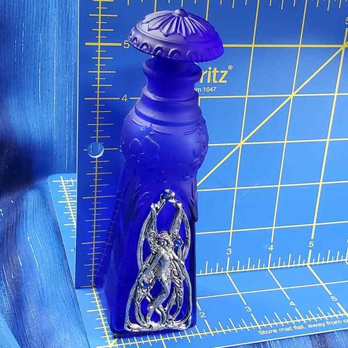 Blue Fairy Zinn Glas Parfüm Flakon - Bild 5 von 6