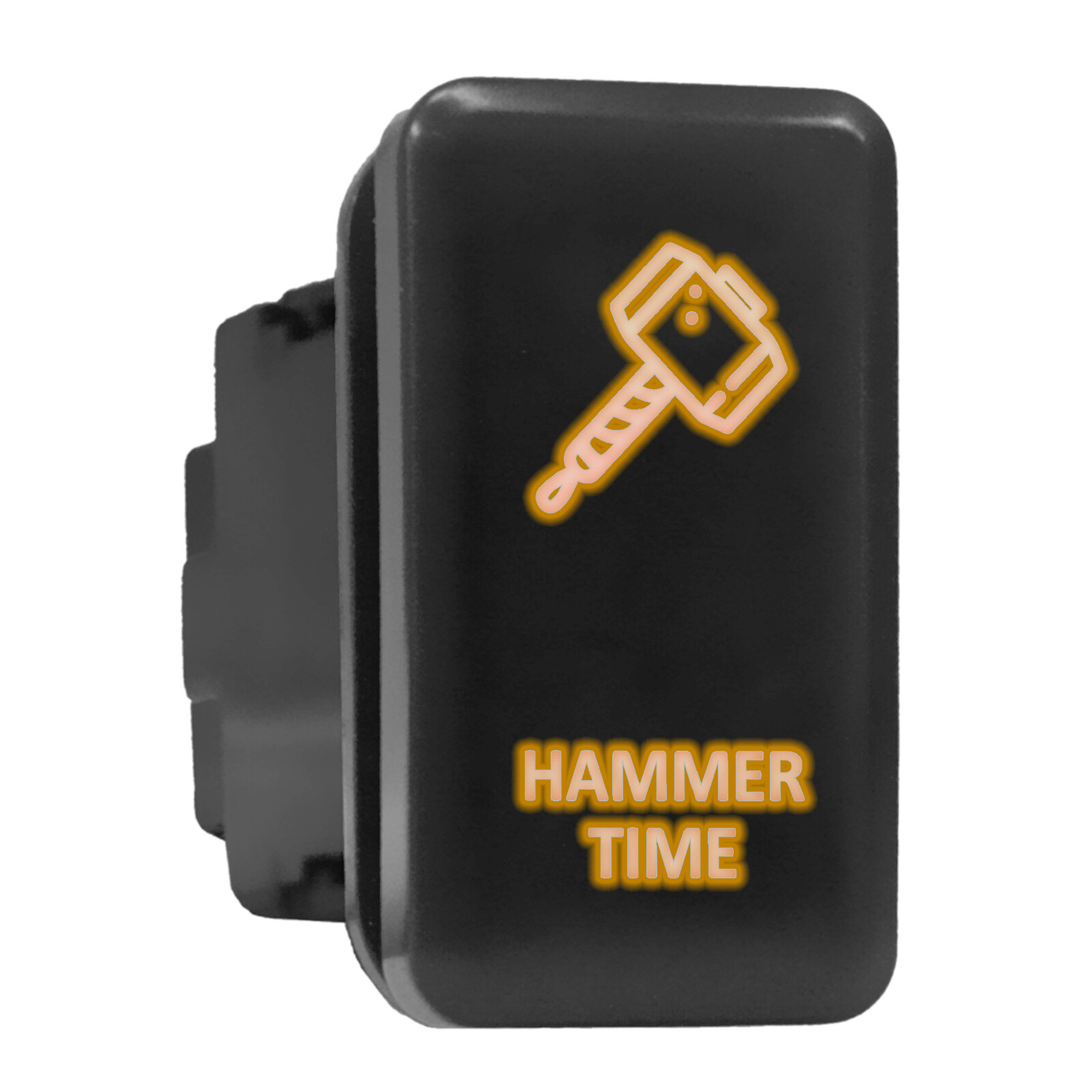 Orange Backlit Toyota Push Switch 1.54x0.83