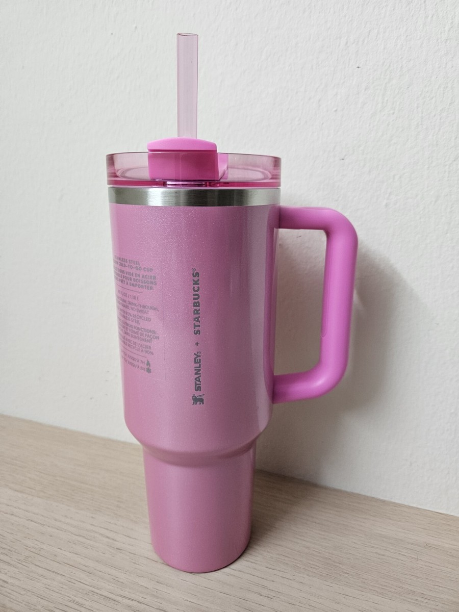 Stanley x Starbucks Exclusive 2024 Pink 40oz Tumbler NEW