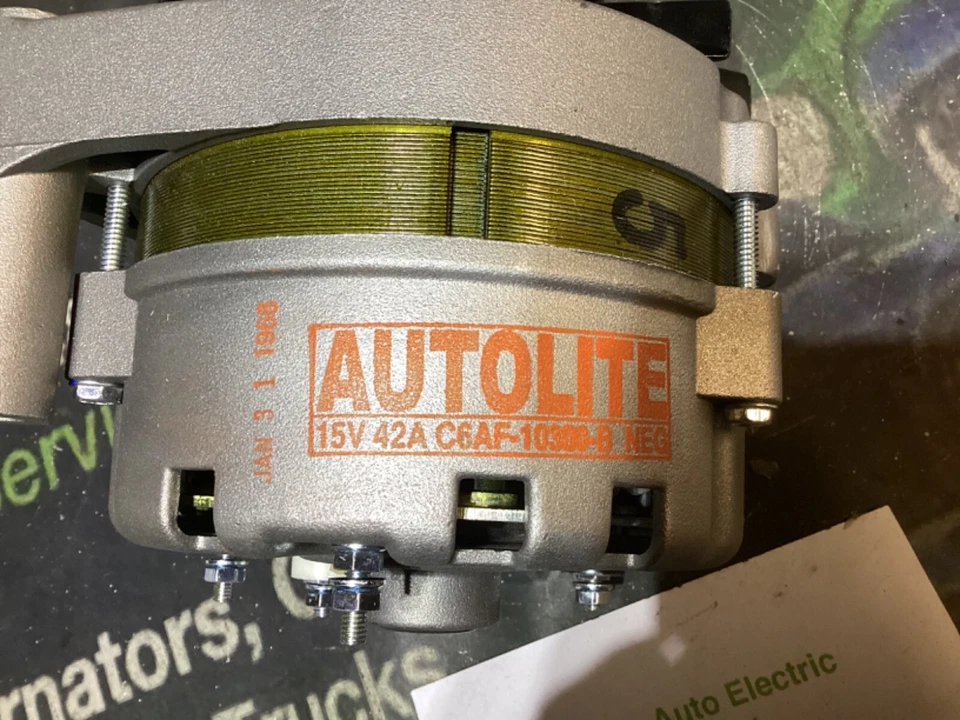 Mercury Cyclone 289ci 1966 con alternador de aire acondicionado y PS C6AF-10300-B Foto 2 de 4