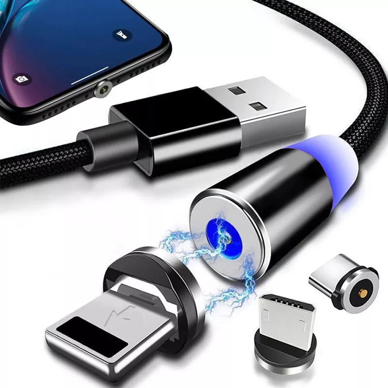 Magnetic outlet phone charger