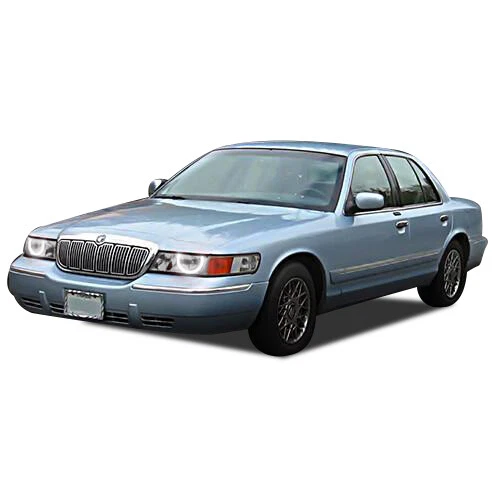 Kit de anillo halo LED ojo de ángel blanco para faros Mercury Grand Marquis 1998-2002 Foto 2 de 2