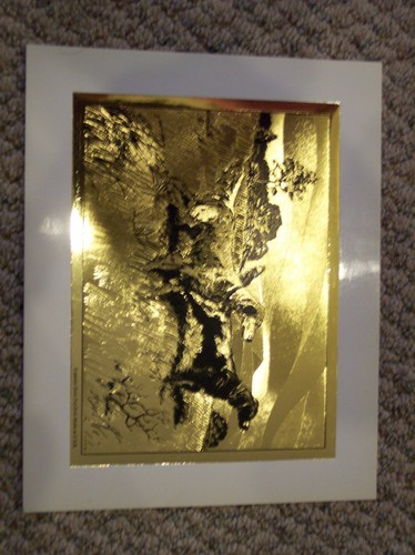 Whitetails in the Snow & Field Champion di Taylor Oughton, Gold Foil-Etch - Foto 5 di 8
