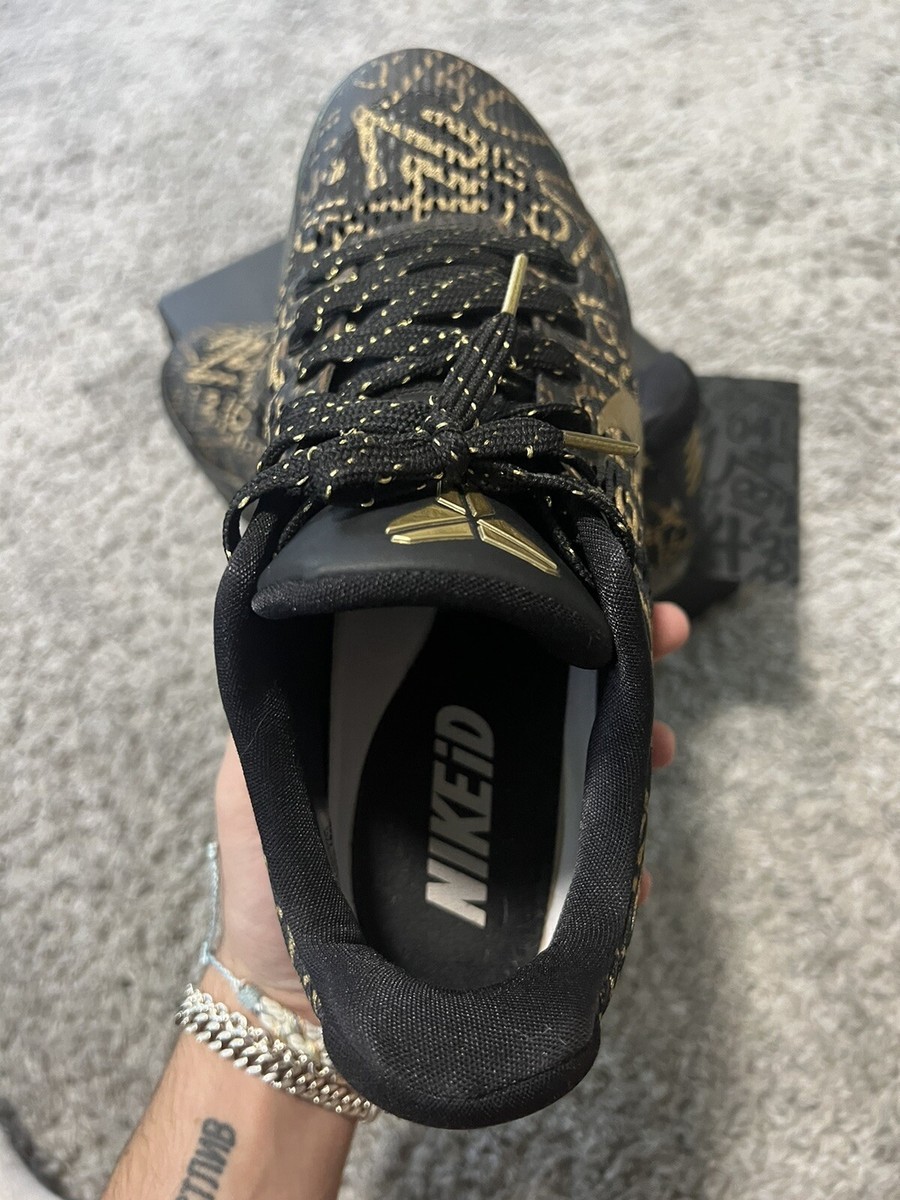 【698】NIKE KOBE 11 Mamba Day ID 新品 タグ付 NIKE ID ZOOM KOBE XI 11 ELITE LOW BLACK GOLD MAMBA DAY BIG