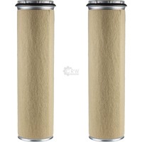 2X Mahle / Knecht SekundäRluftfilter LXS 43/1 Air Filter