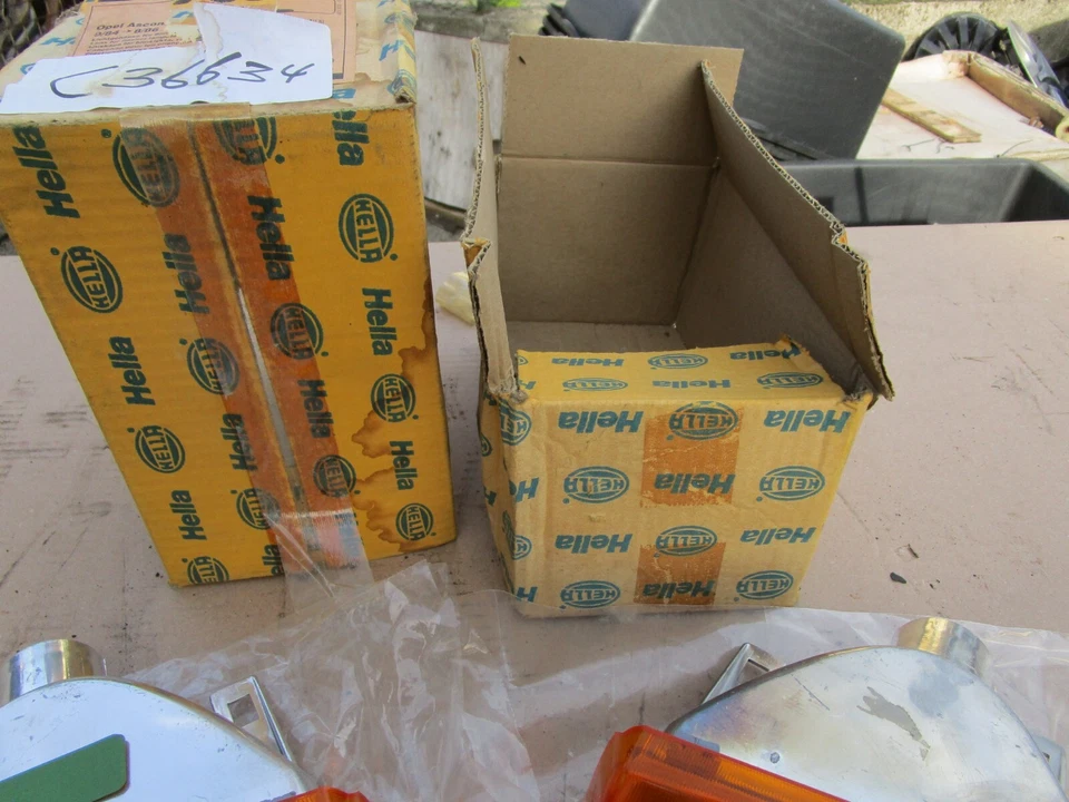 Opel Ascona C Blinker Blinkleuchte vorne links rechts  SET NEU original Hella - Bild 4 von 4