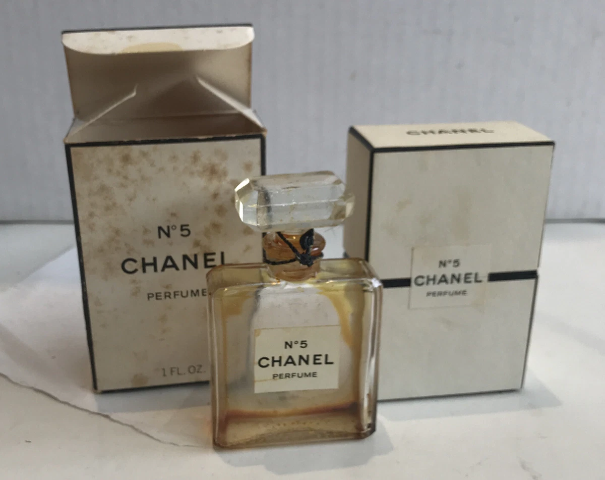 Empty Chanel No.5 Perfume Bottle With Box 