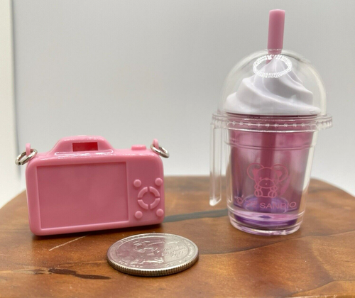 Hello Kitty Sanrio Minis Melody 2022 Frappuccino Cup and Camera - Picture 3 of 4