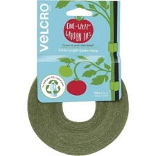(6)-VELCRO Brand One-Wrap 50 Ft. x 1/2 In. Green Garden Ties VEL-30071-AMS