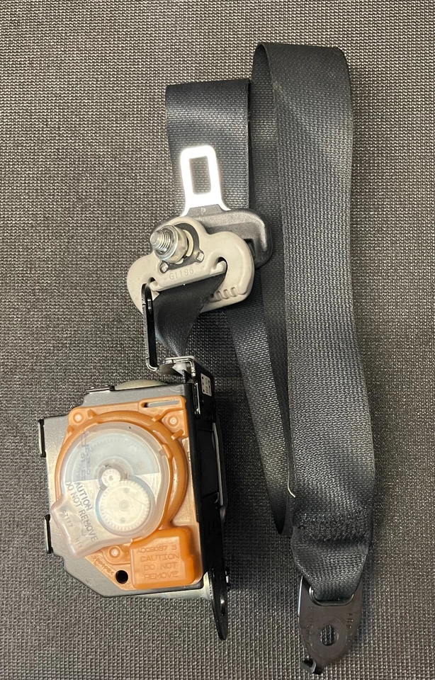 Mazda CX 7 2007 2008 2009 retractor de cinturón de seguridad para pasajero delantero derecho negro OEM Foto 4 de 4