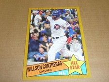 2020 Topps T2 1985 ALL STAR JUMBO GOLD 5 X 7 01/10 WILLSON CONTRERAS CUBS
