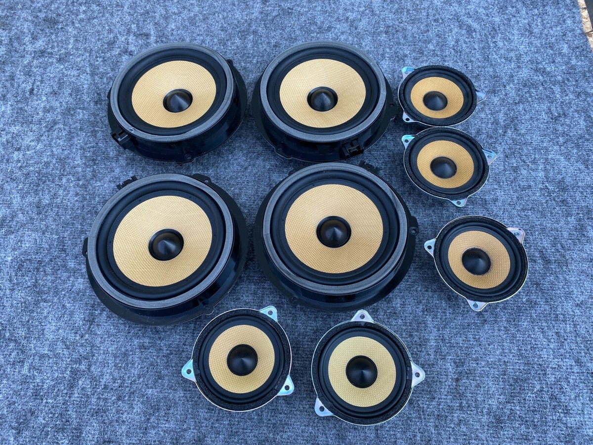 SPEAKER SET DOOR FRONT REAR PREMIUM AUDIO 9 SPEAKERS JAGUAR XF XFR