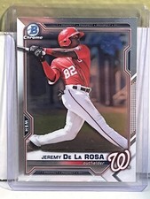 2021 BOWMAN CHROME DRAFT (#BDC-2) - PROSPECT - JEREMY DE LA ROSA
