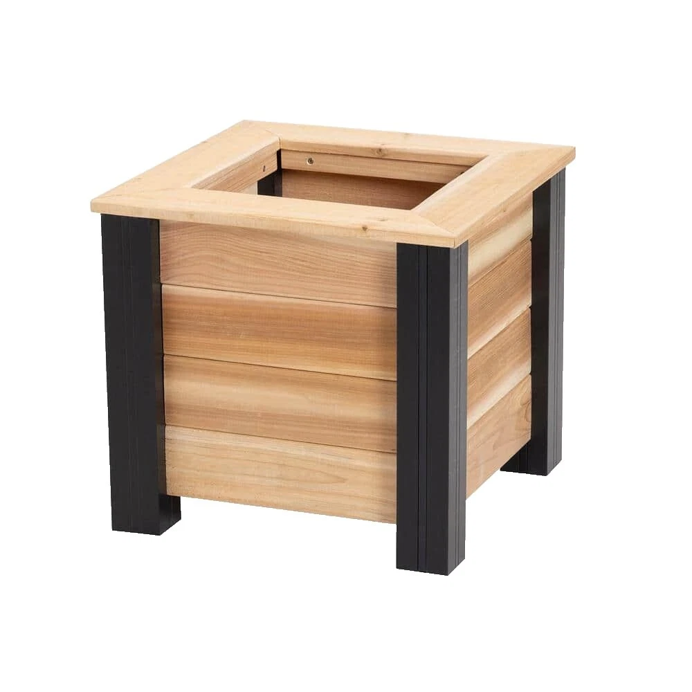 Square Wooden Plant Baskets, Pots, Window Window Boxes