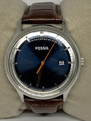 Fossil Watch with Brown Genuine Leather Strap Fossil Men Grant Brown Leather Strap Watch (Style: FS5241  main image 4