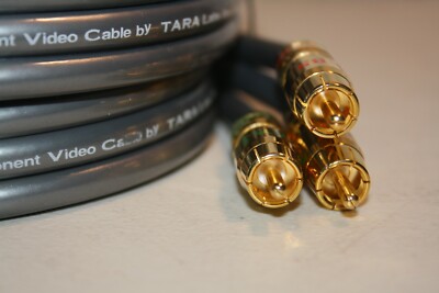 Tara Labs Prism Cinema Component video cable 4 meter SA-OF8N RCA NEW!