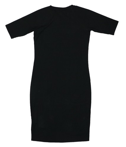 DKNY Sport Solid Color Ombre Logo Short Sleeve Athletic Women's Dress NWT Black - Picture 2 of 2