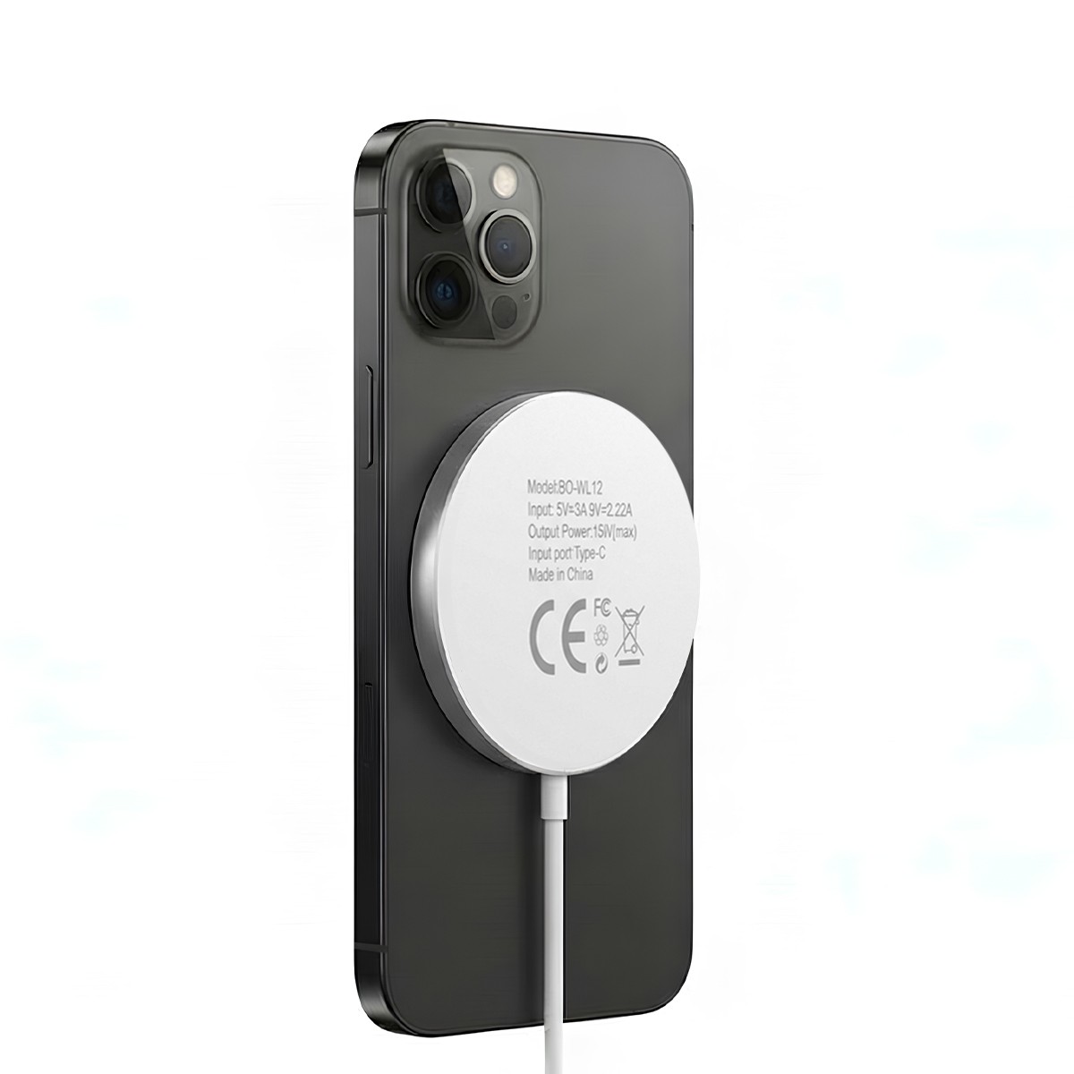 Alimentation magnétique 15W finition premium pour iPhone 15