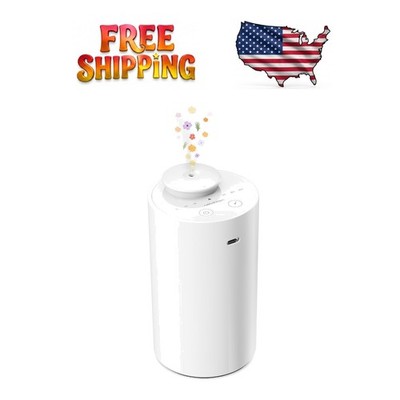 Elegant Waterless Essential Oil Diffuser - Portable, Battery Operated, 600 Sq Ft