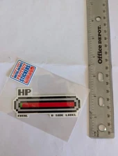 No HP bar B Side Label Sticker - UV/Water Resistant