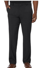 Greg Norman Men's Performance Classic Pants, Black Size 32x34