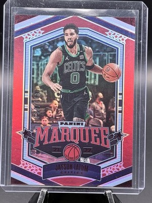 2021-22 Panini Chronicles Marquee Jayson Tatum #358 Red /149 Celtics