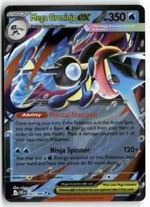 rare greninja card Pokemon Scarlet and Violet Twilight Masquerade Greninja Ex #214/167 PS –  Rotterdam Comics main image 0