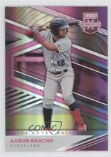 2020 Panini Elite Extra Edition Pink Aaron Bracho #123 n1u