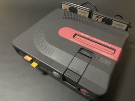 SHARP Twin Famicom AN-500B Super Mario Bros.1,2  Tested New Belt Working !