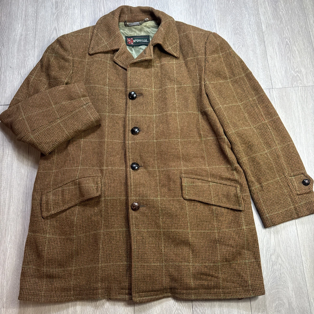 Tweed 1960s Vintage Outerwear Coats & Jackets for Men for sale | eBay
