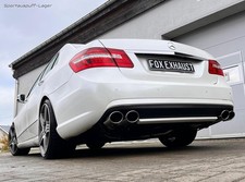 Fox Duplex Racing-Anlage Mercedes E-Klasse W212 E500 ab 2009 je 2x115x85mm