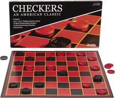 Multiplayer Strategy Checkers Board Game – 15x15" Large Set w/ 24 Pieces