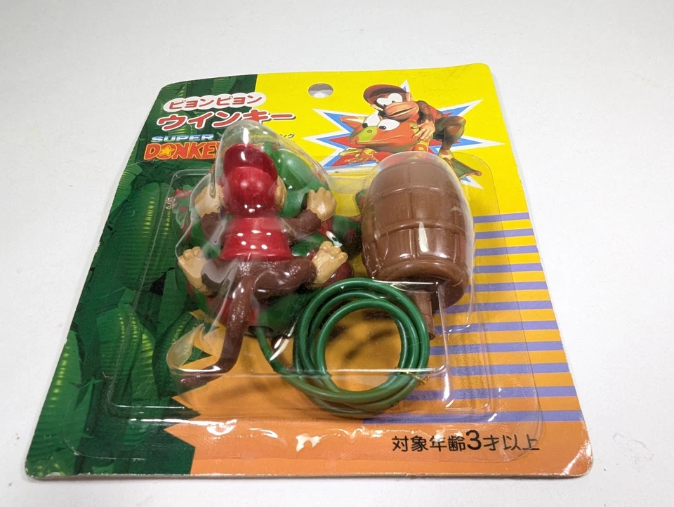 Juguete Donkey Kong Country Winky / Diddy Kong Nintendo Japón de colección Foto 2 de 4