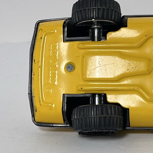 Vintage Buddy L Turbo Yellow Convertible Metal Mustang Toy Car - Picture 17 of 21