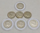 Kennedy Half Dollars Lot of (7) 40% Percent Silver 1965-1969