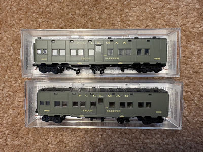 MTL N Scale 50' Troop Sleeper Car Lot 116010 US Office of Defense Transportation