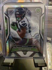 2025 Topps Resurgence Resurgence Rookie AJ Barner Silver Prism