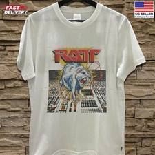 Vintage Ratt Ratt N Roll Tour 1984 T-Shirt New Gildan Double Side, Gift For Fan