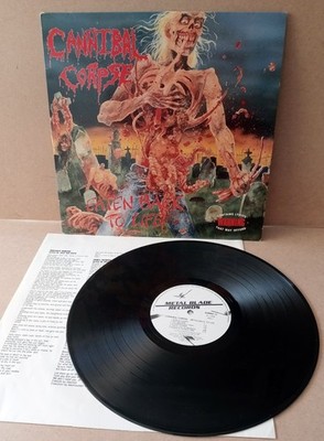 LP CANNIBAL CORPSE - EATEN BACK TO LIFE  Metal Blade Records ZORRO 2612  UK 1990