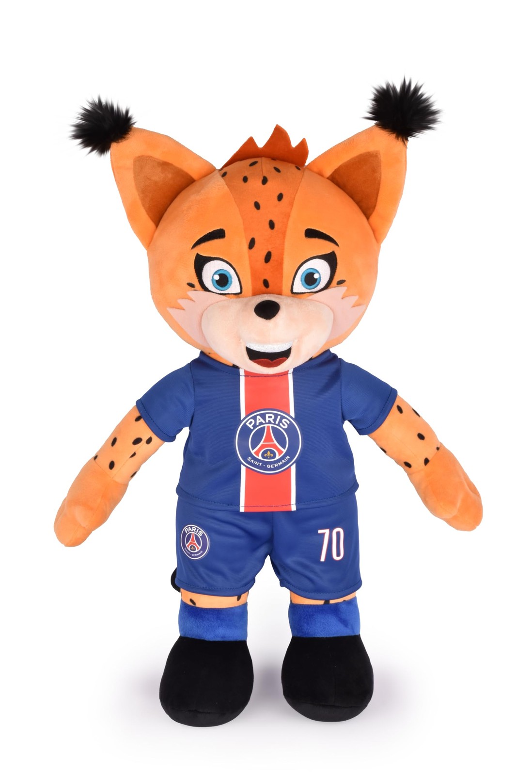 Peluche Germain le Lynx PSG de 50 cm doudou officiel Paris Saint-Germain