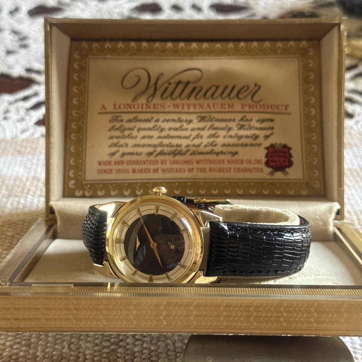 Preços baixos em Relógios de pulso Caso Longines ouro laminado com