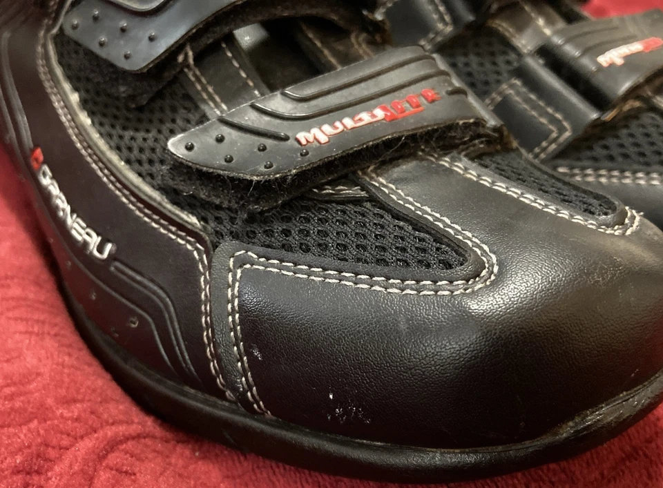 Zapatos de ciclismo Louis Garneau para mujer Multi Airflex HRS-80 negros talla 8,5 Foto 3 de 4